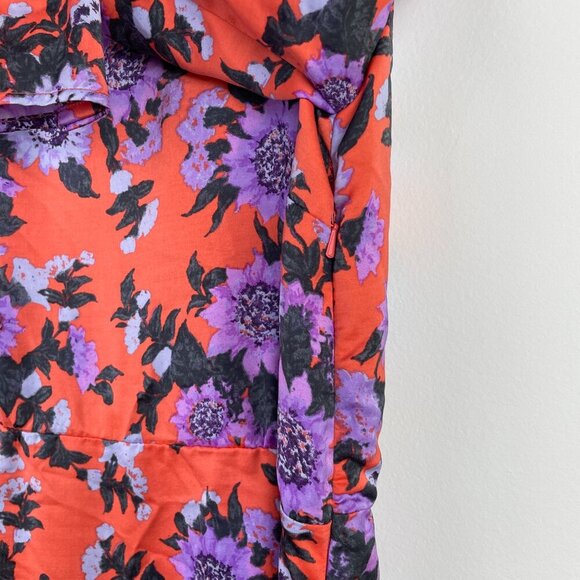 Free People Bright Floral Dress w/ Button Details - Size 6 - Great Pre-Owned Con - Picture 7 of 8